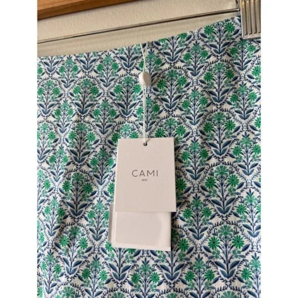 Cami NYC Bia Floral Mini Skirt Women's Turquoise Wallpaper Size: 0 NWT - Picture 5 of 10